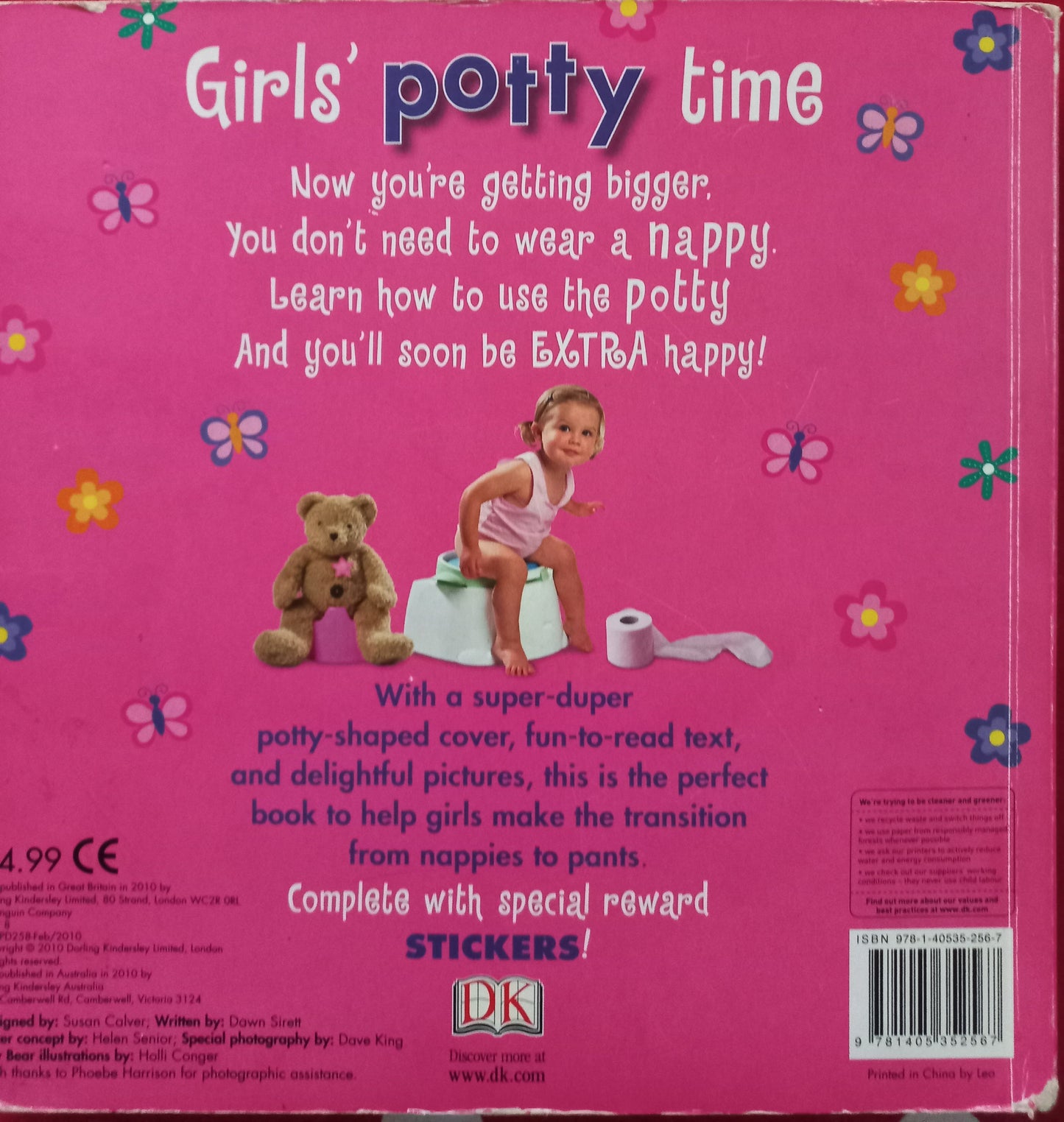 Girls' potty time