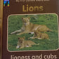 Lions: lioness and cubs