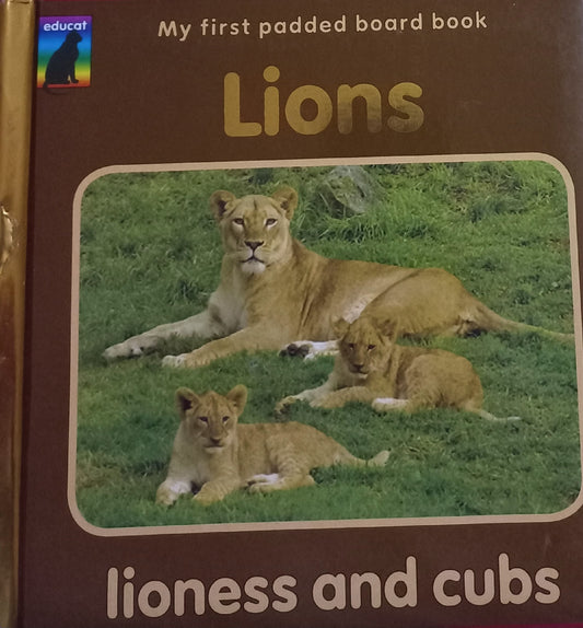 Lions: lioness and cubs