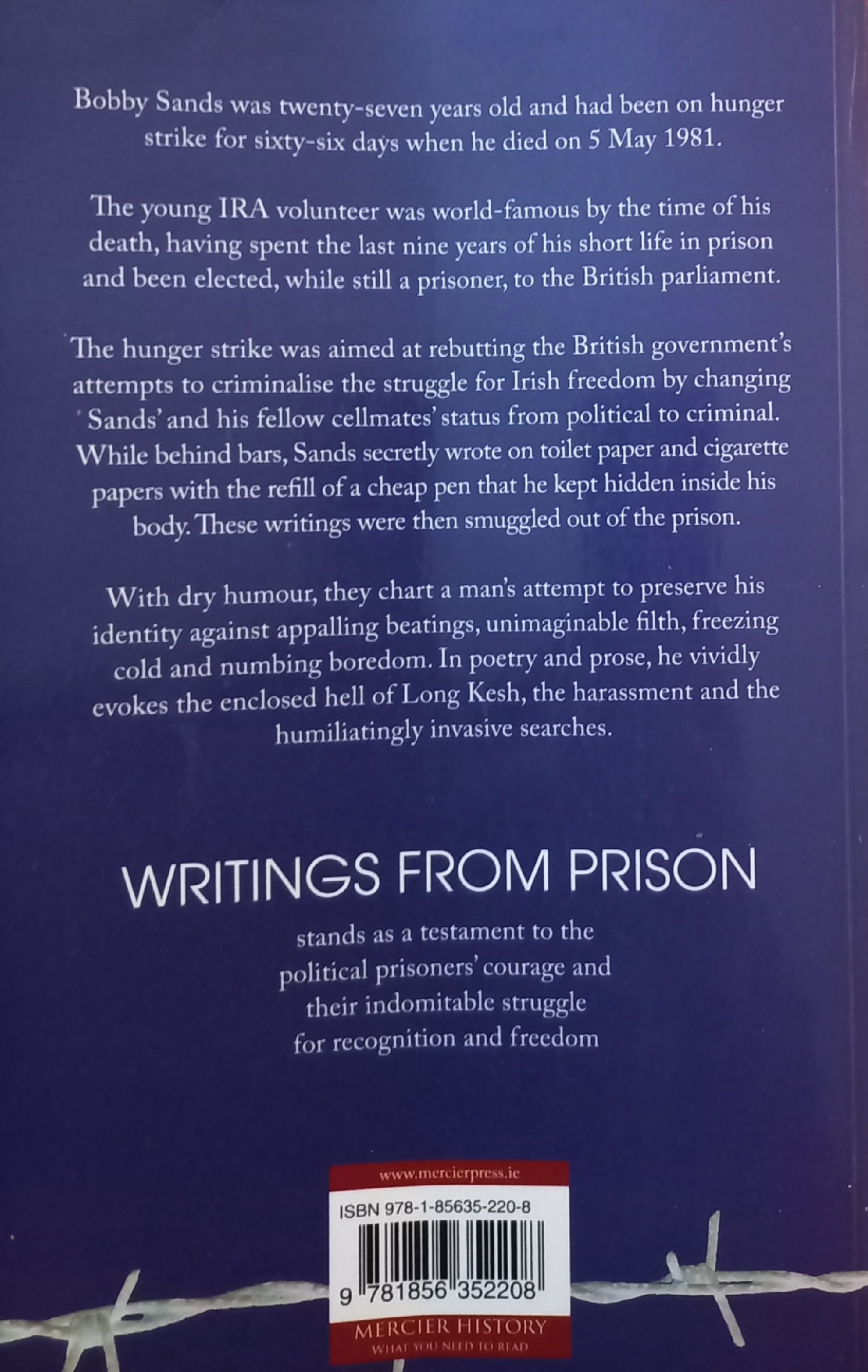 Writings from prison - Bobby Sands