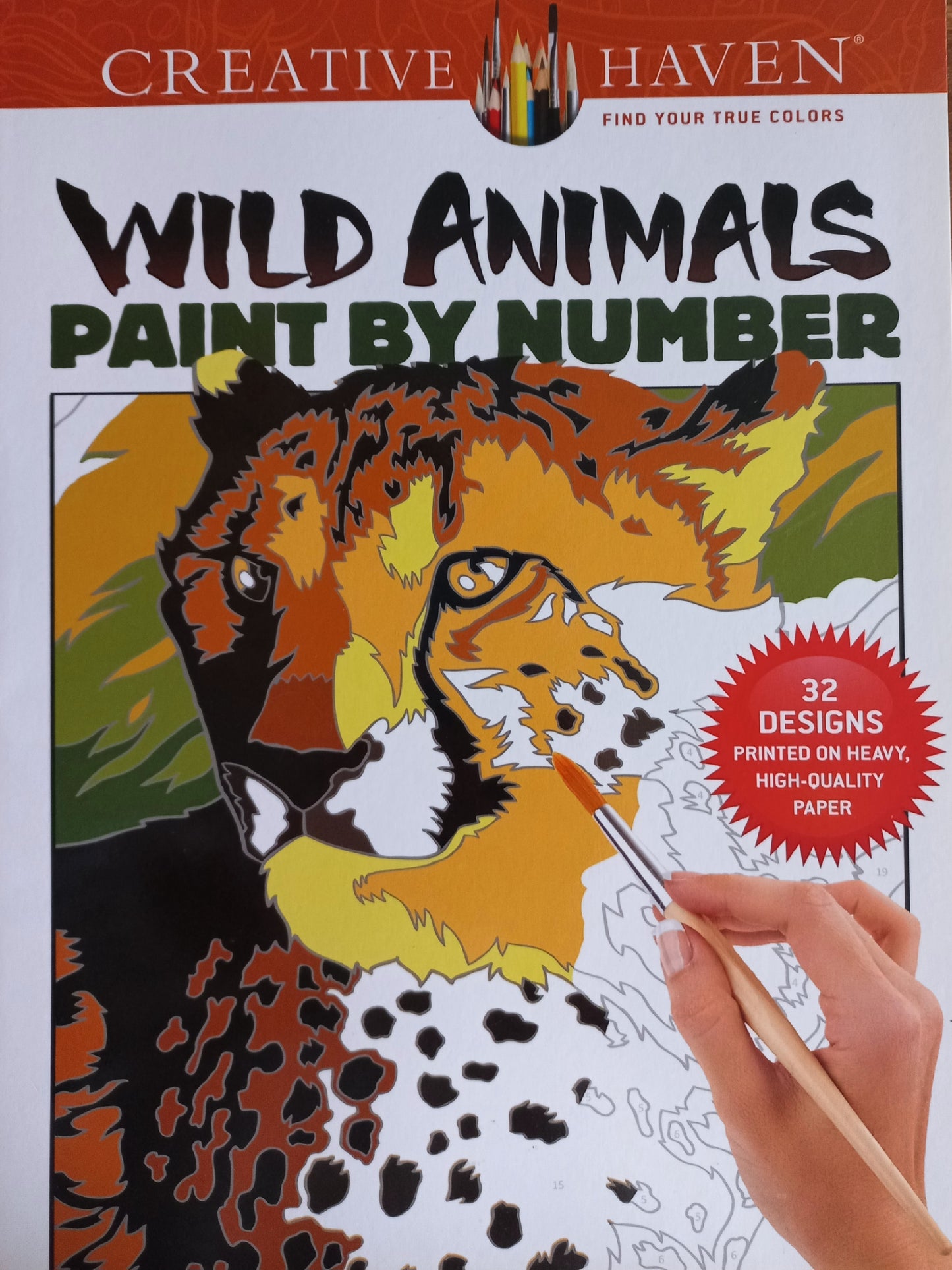 Wild Animals: Paint by number - Creative Haven