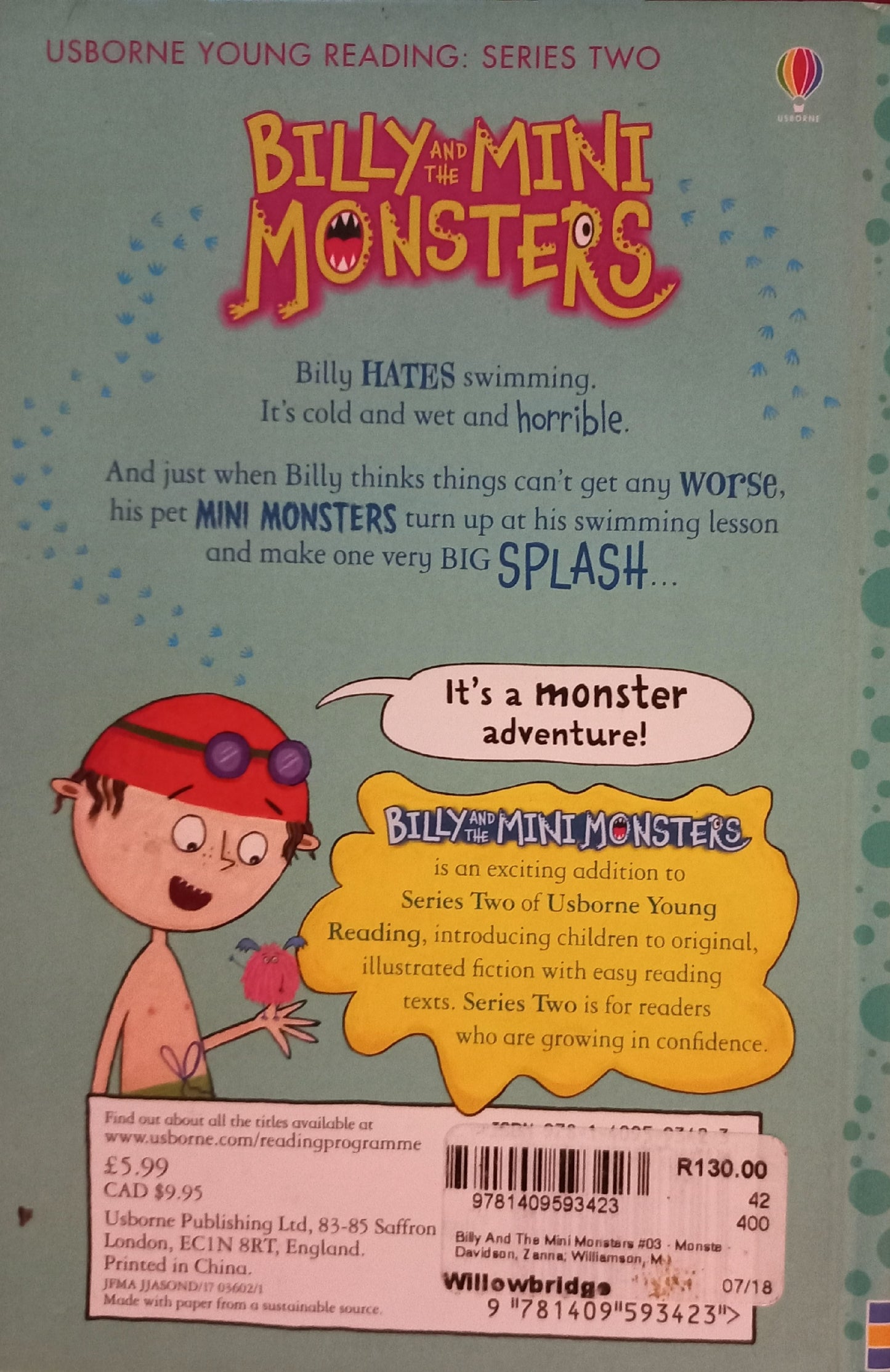 Monsters to the rescue - Zanna Davidson (Billy and the mini monsters #3)