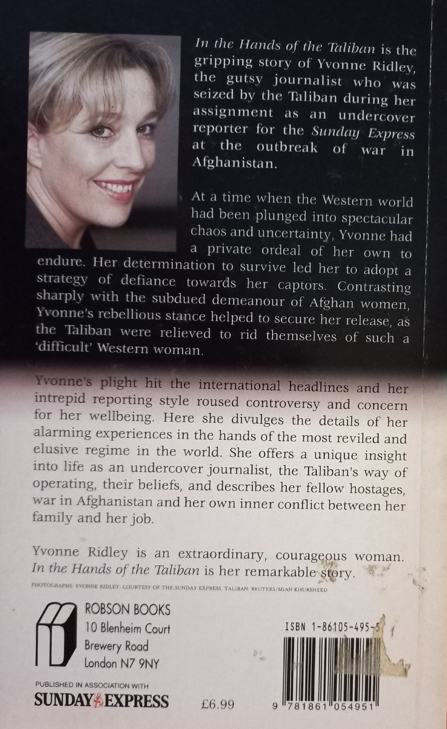 In the hands of the Taliban: her extraordinary story - Yvonne Ridley