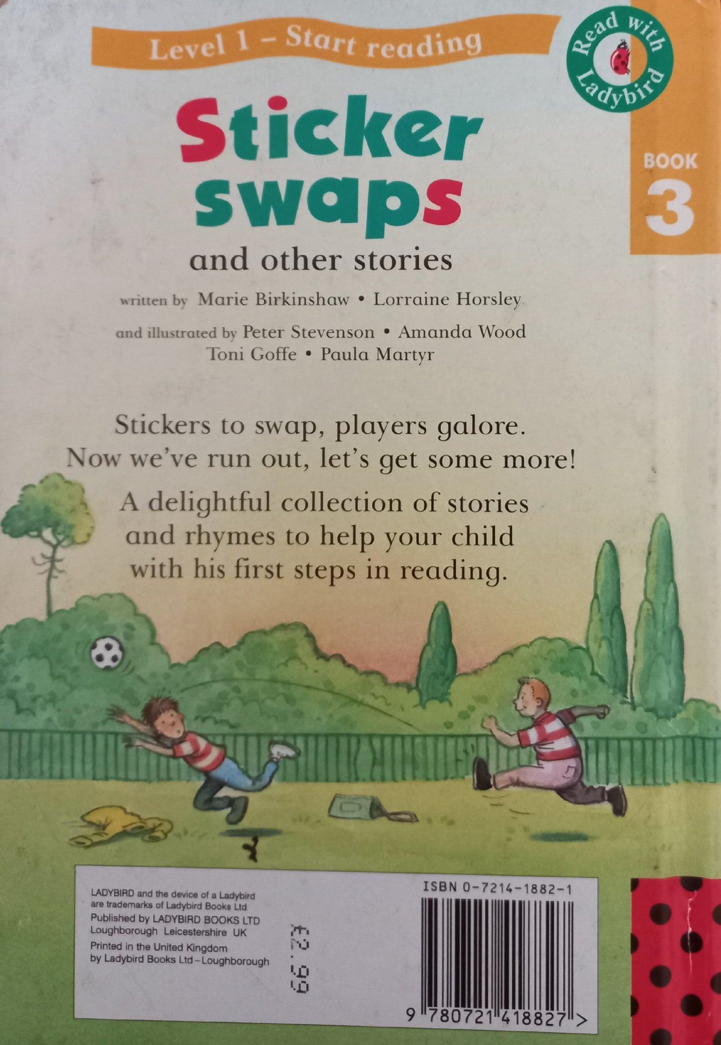 Sticker Swaps - Marie Birkinshaw (Ladybird: Level 1, book 3)