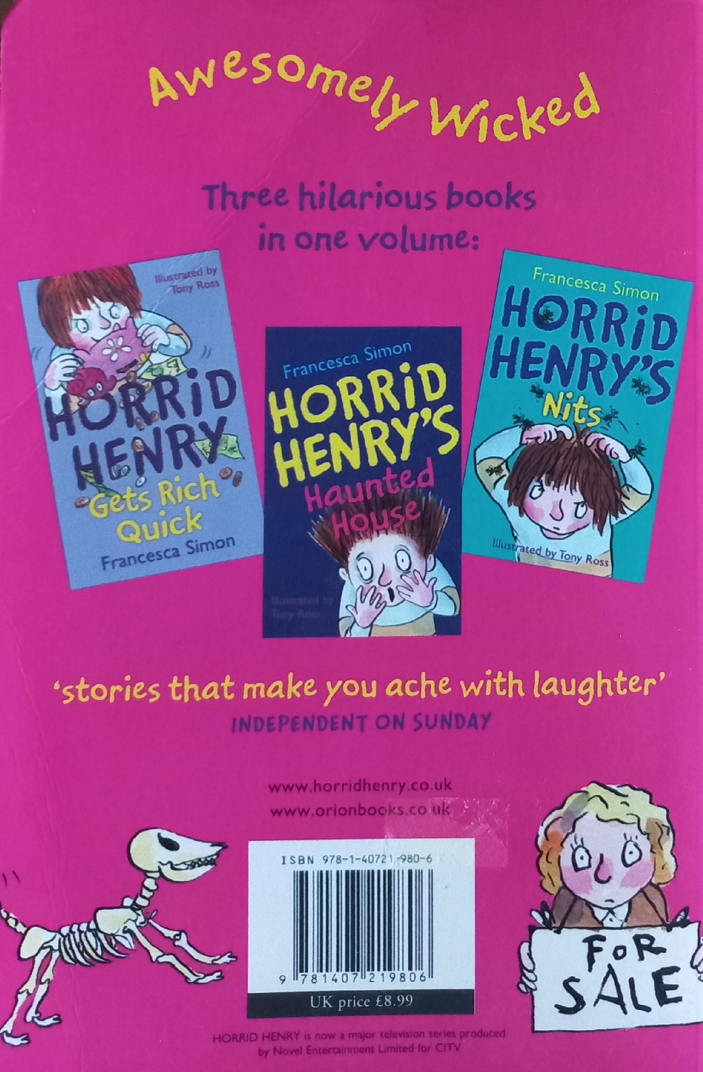 Horrid Henry 3 in 1