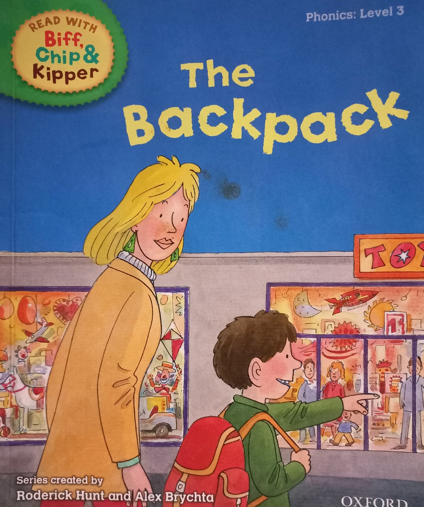 Biff, Chip & Kipper: The backpack - Roderick Hunt (Phonics, level 3)