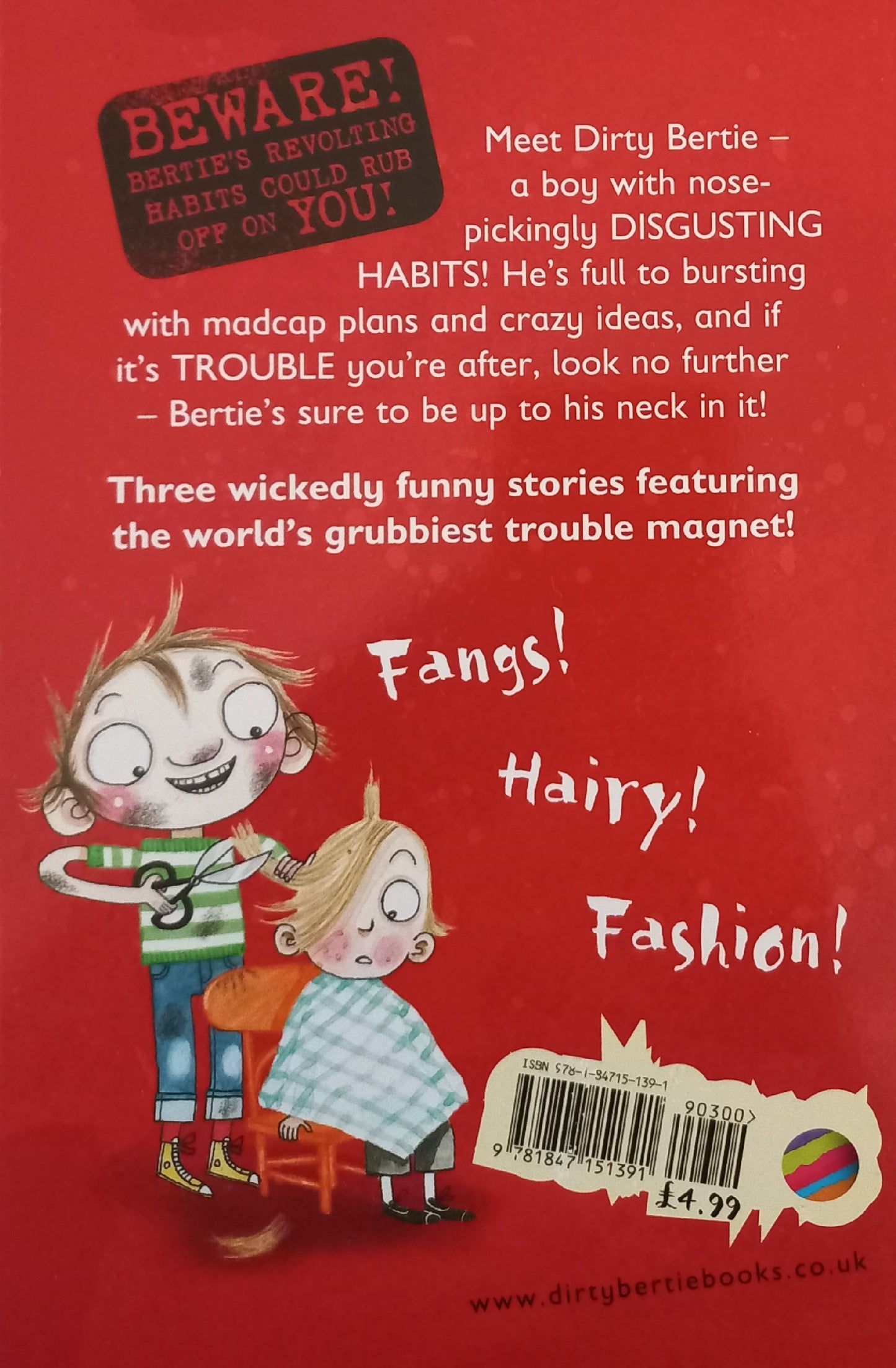 Dirty Bertie: Fangs! - Alan MacDonald