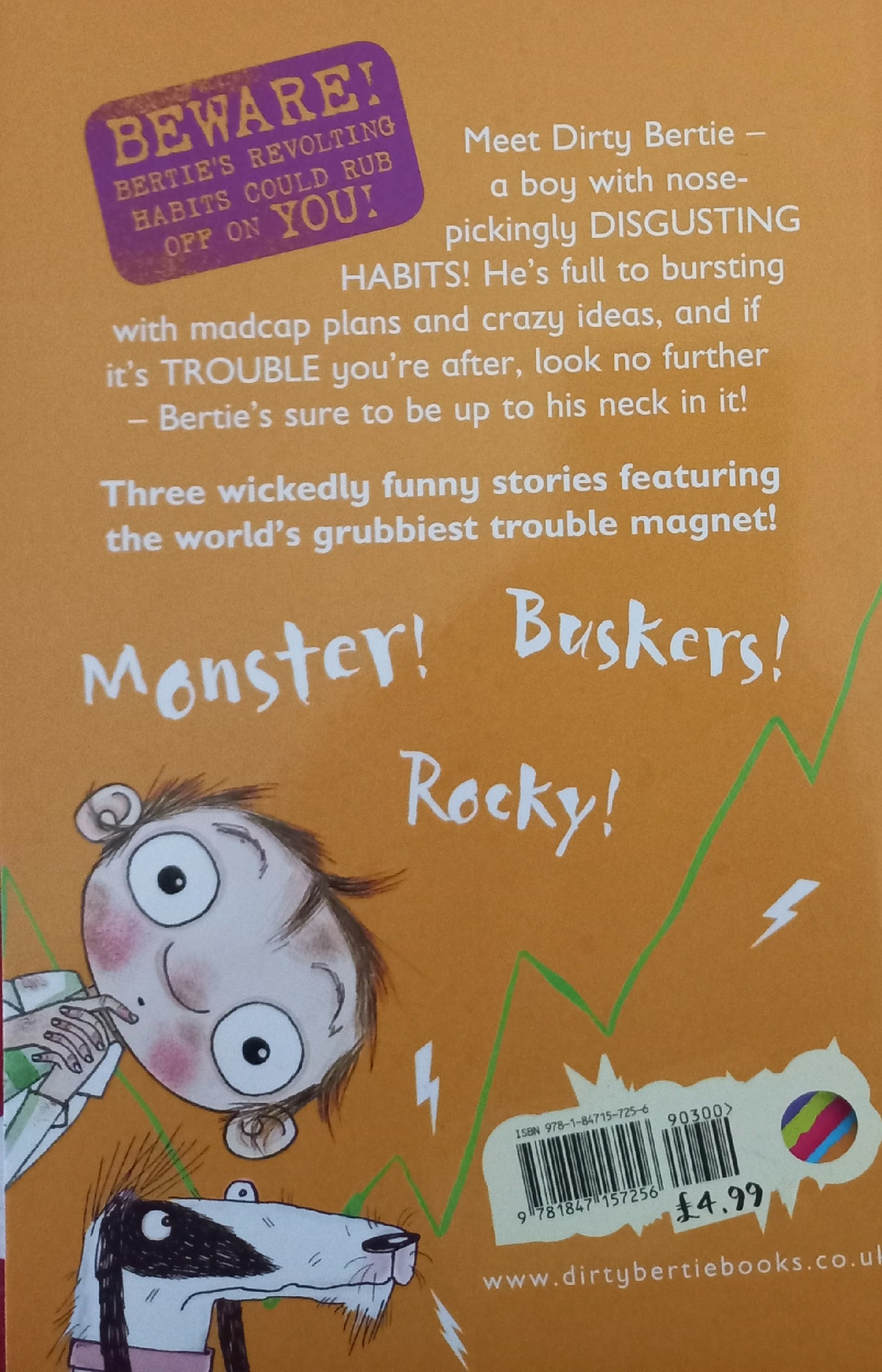 Dirty Bertie: Monster! - Alan MacDonald