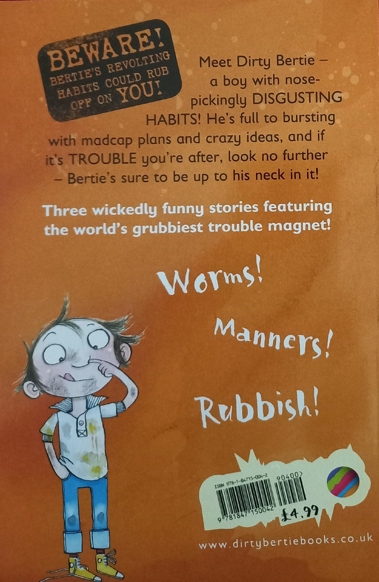 Dirty Bertie: Worms! - Alan MacDonald