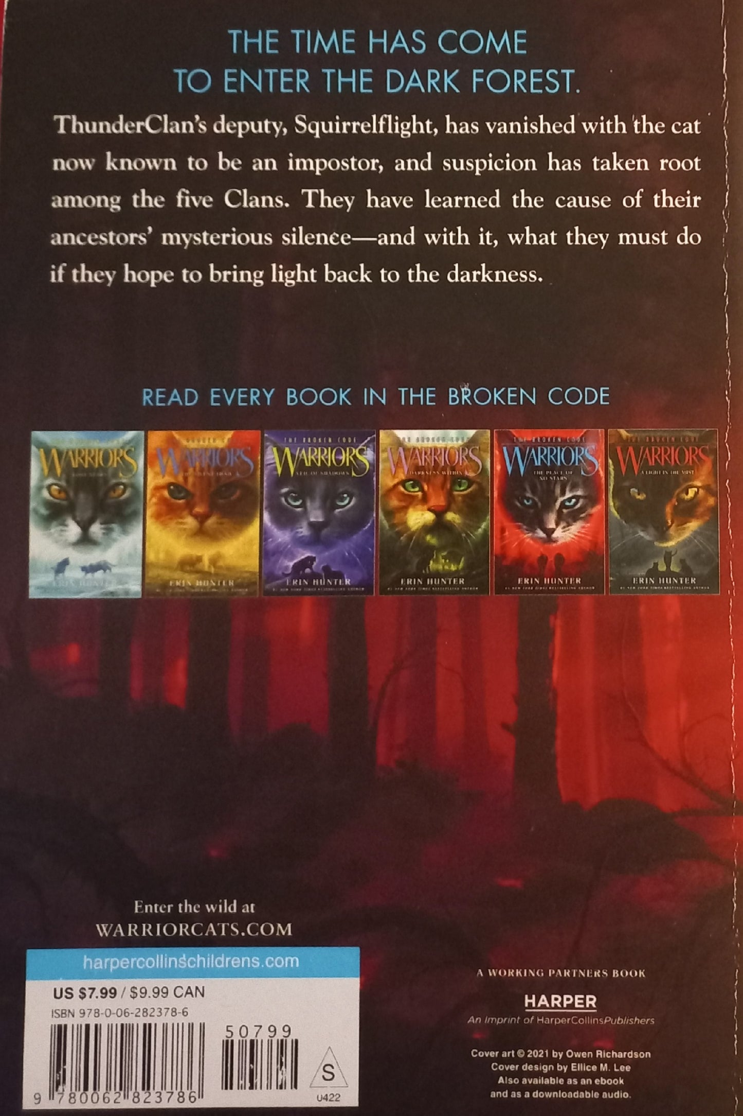 The place of no stars - Erin Hunter (Warriors: The broken code #5)