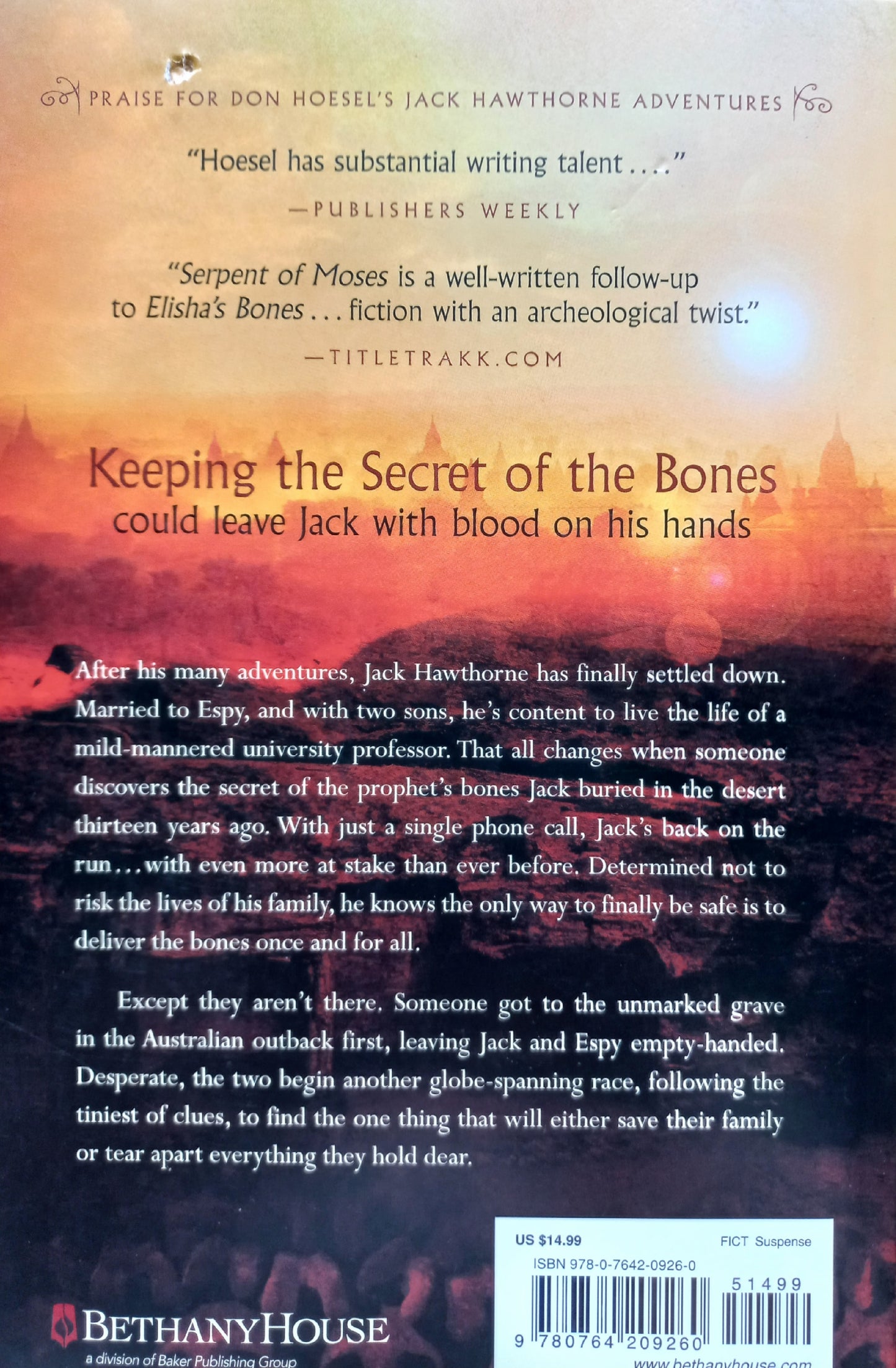 Blood and Bone - Don Hoesel (Jack Hawthorne Adventure #3)