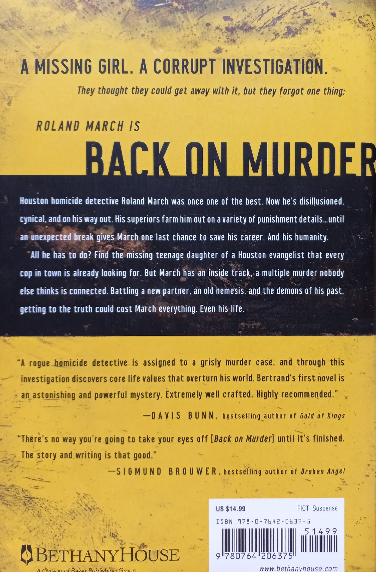 Back on murder - J. Mark Bertrand