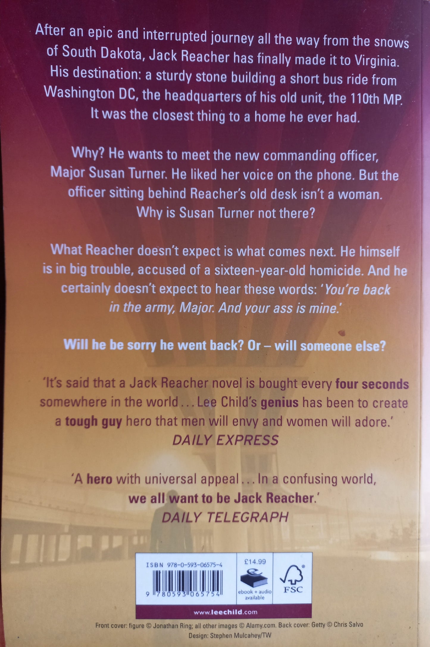 Never go back - Lee Child (Jack Reacher #18)