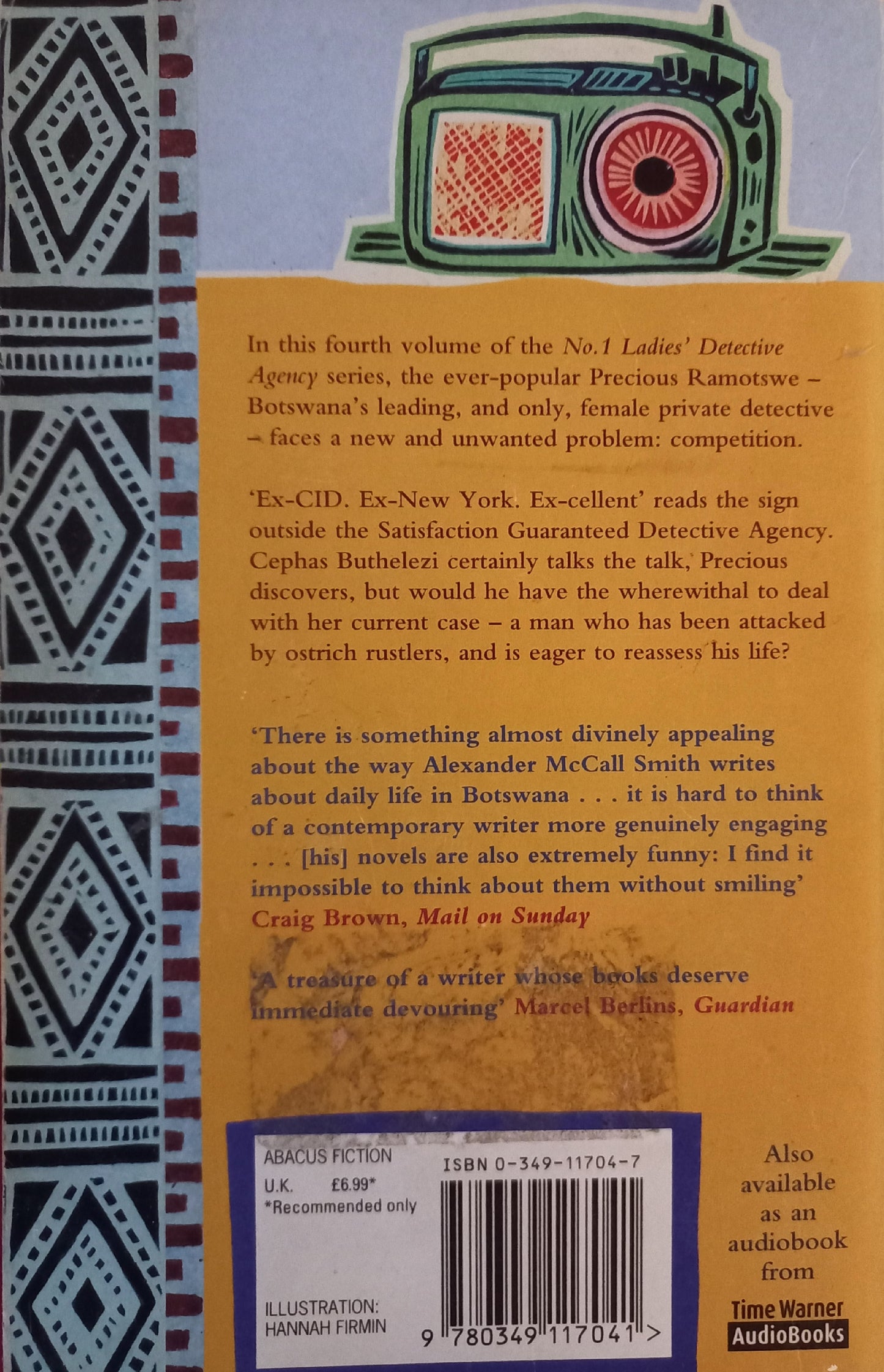 The Kalahari Typing School for Men - Alexander McCall Smith (No.1 Ladies' Detective Agency #4)