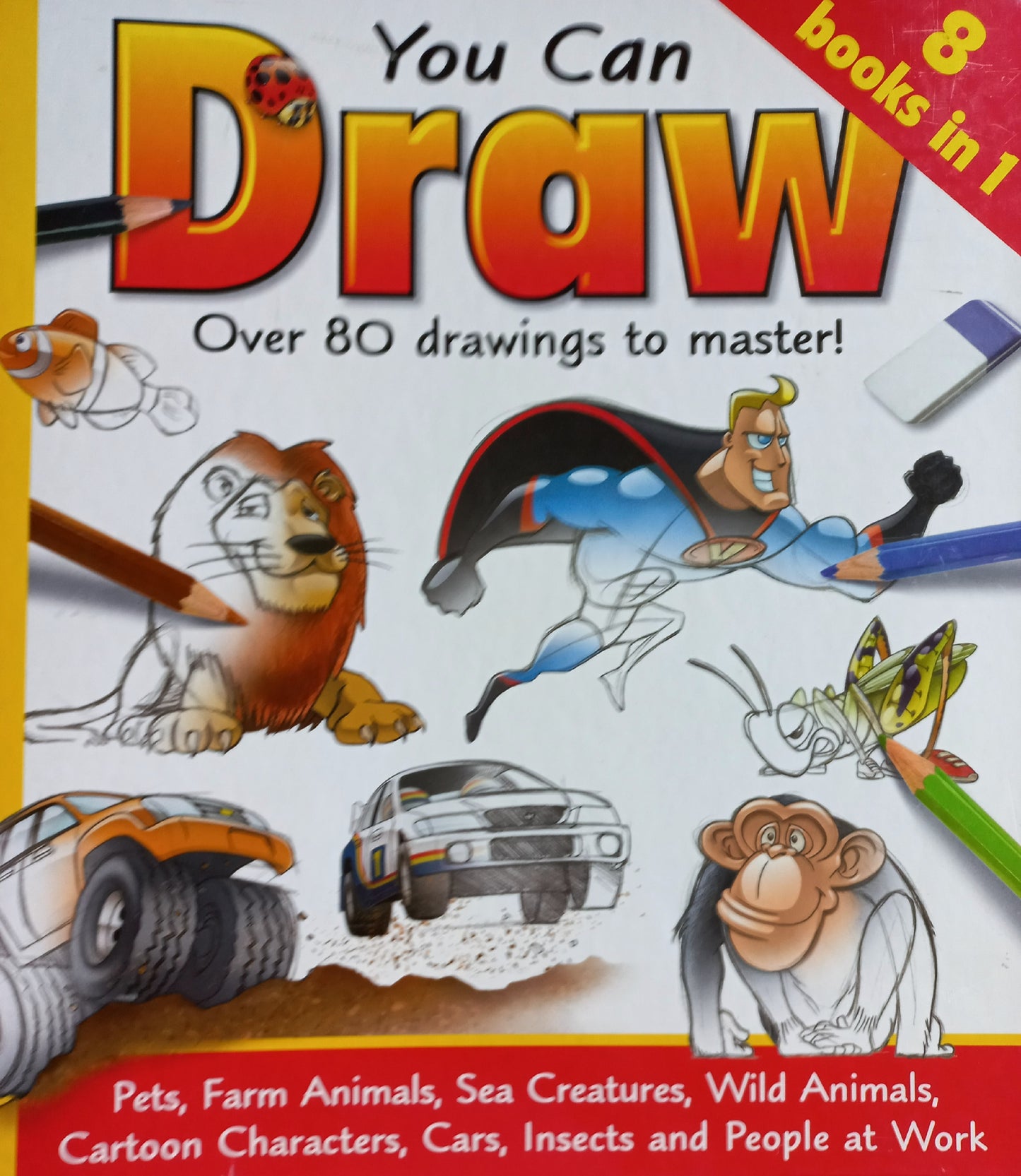 You can draw: Pets, farm animals, sea creatures, wild animals...