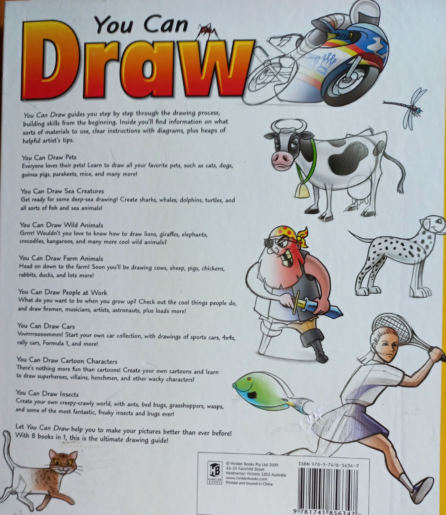 You can draw: Pets, farm animals, sea creatures, wild animals...