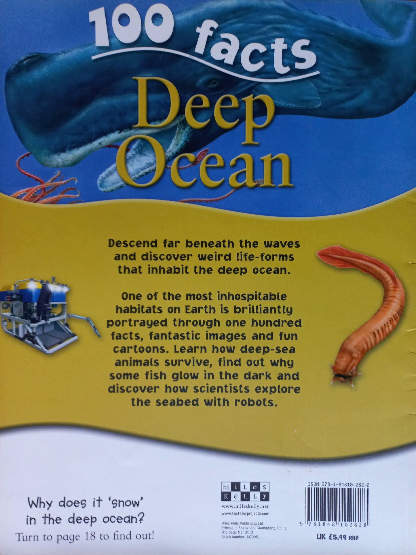 100 facts: Deep Ocean  - Miles Kelly