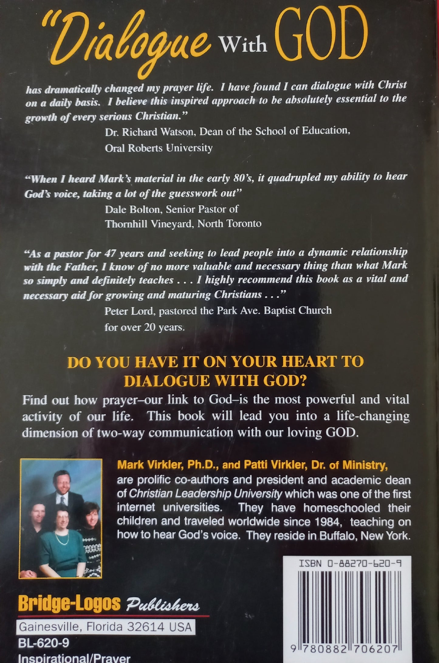 Dialogue with God: Opening the door to two-way prayer  - Mark & Patti Virkler