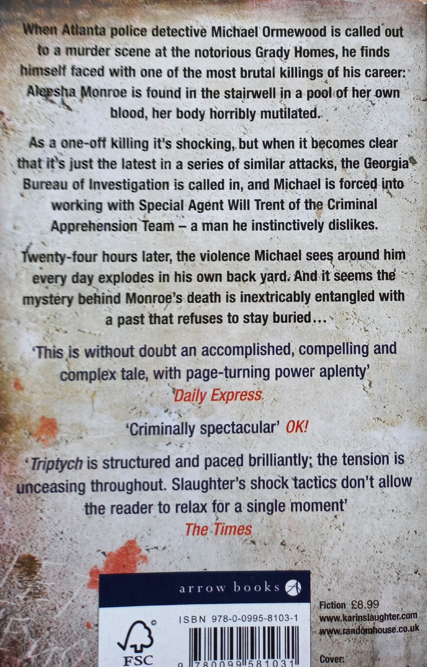 Triptych  - Karin Slaughter (Will Trent #1)