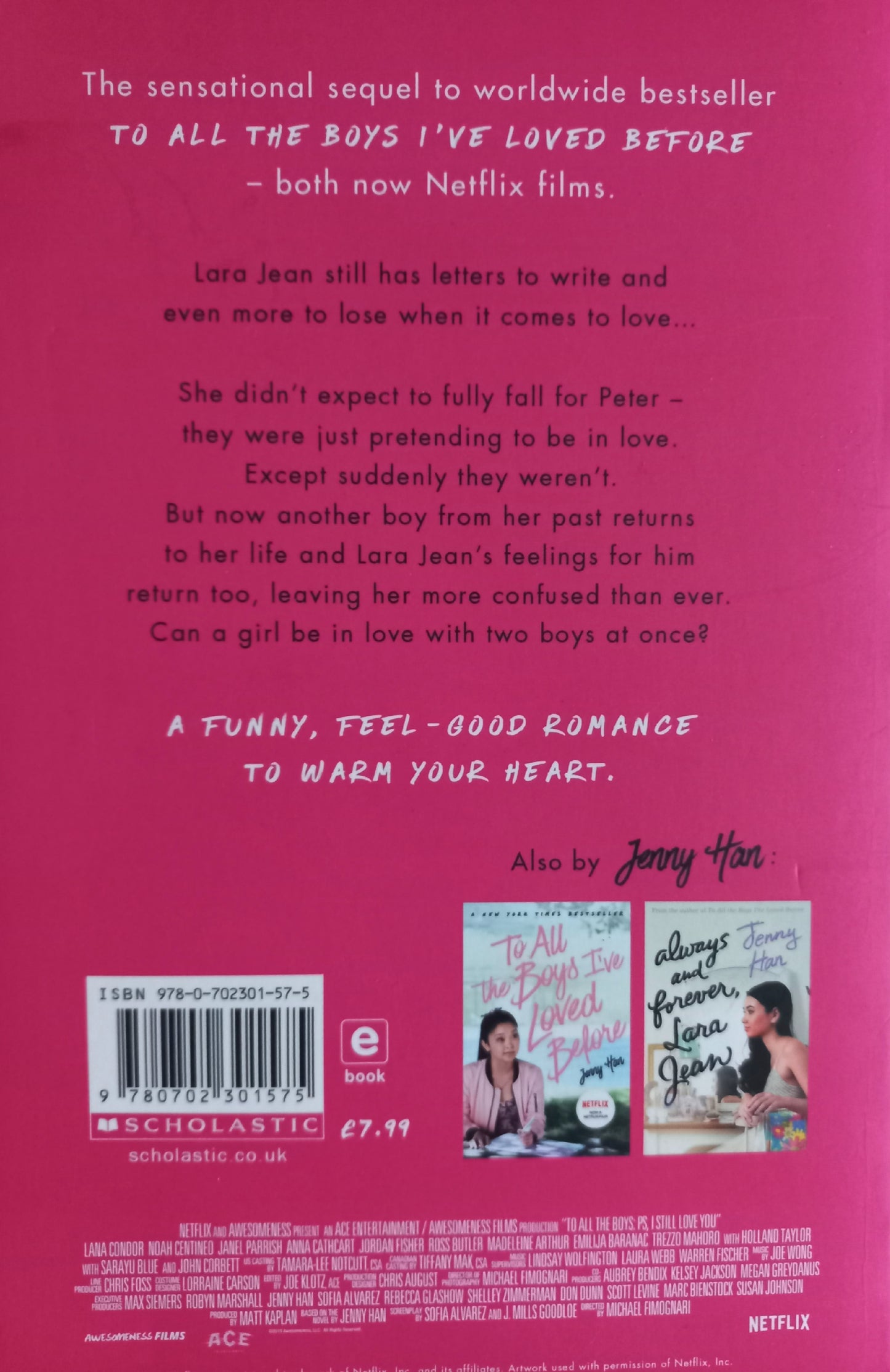 P.S. I still love you - Jenny Han (To all the Boys I've loved before #3)