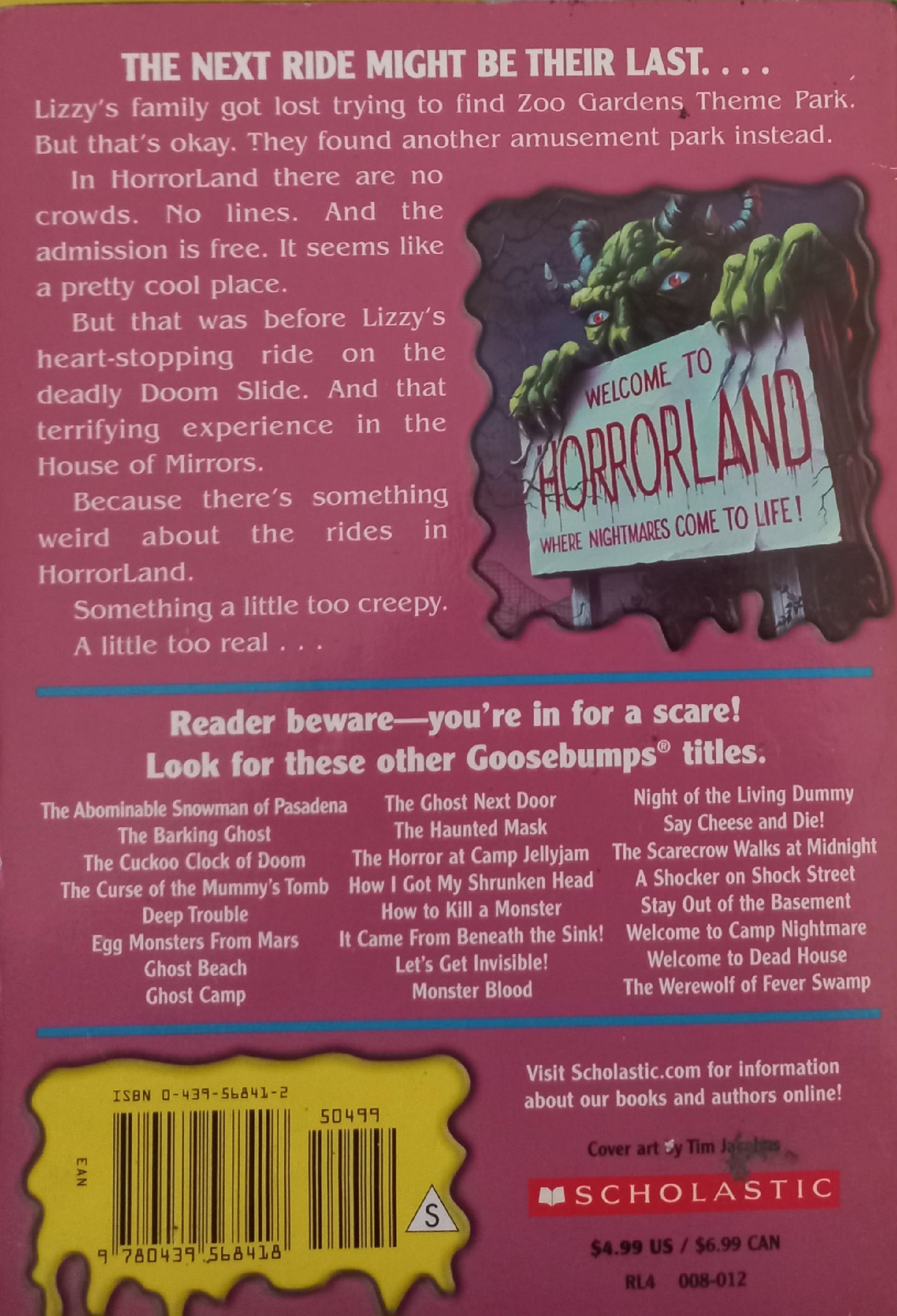 Welcome to Horrorland: A survival guide - R.L. Stine (Goosebumps series)