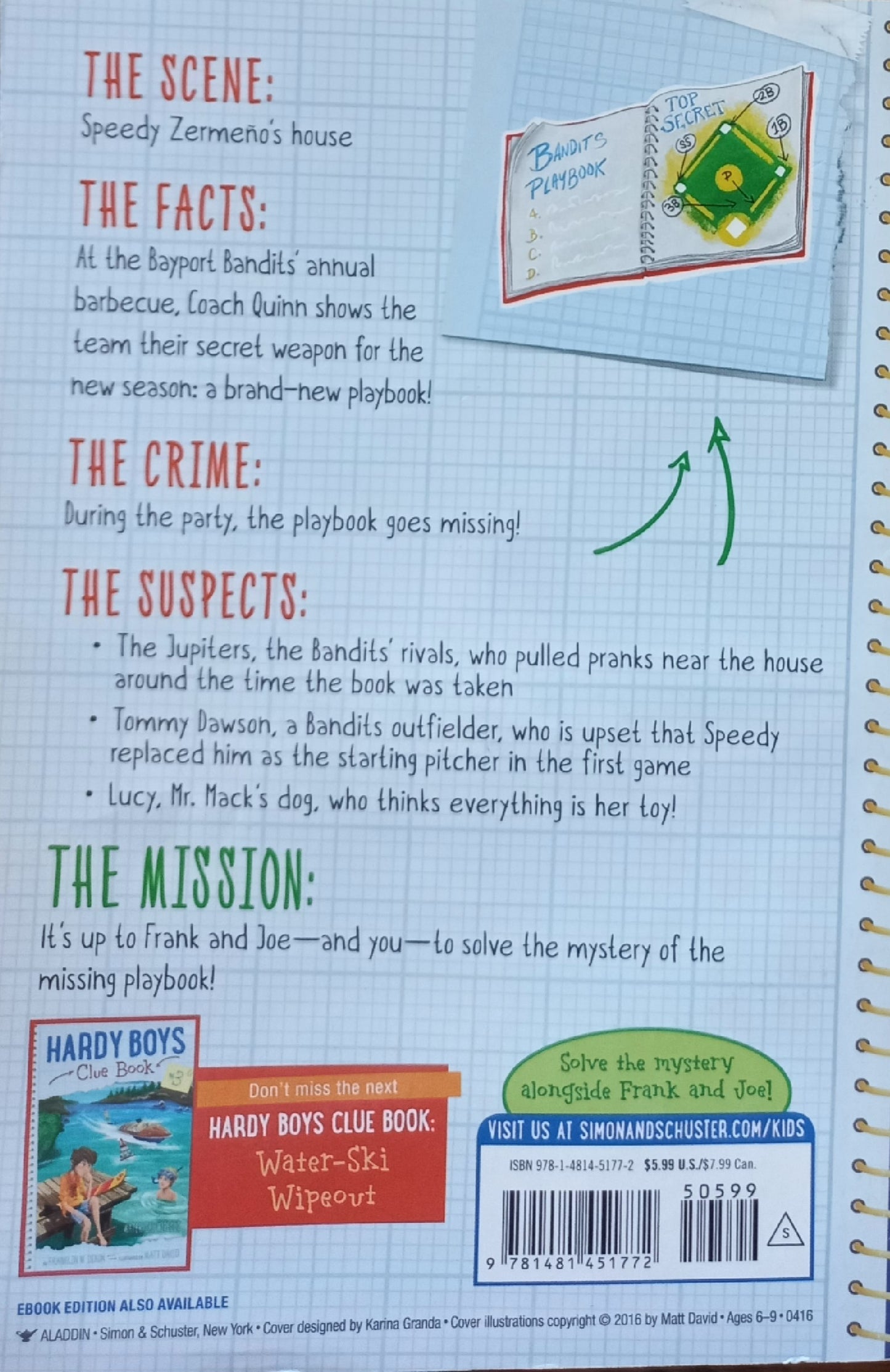 Hardy boys Clue book: The missing playbook - Franklin W. Dixon (#2)