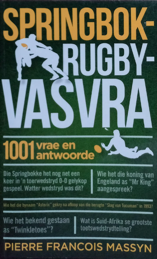 Springbok-Rugby-vasvra - Pierre Francois Massyn