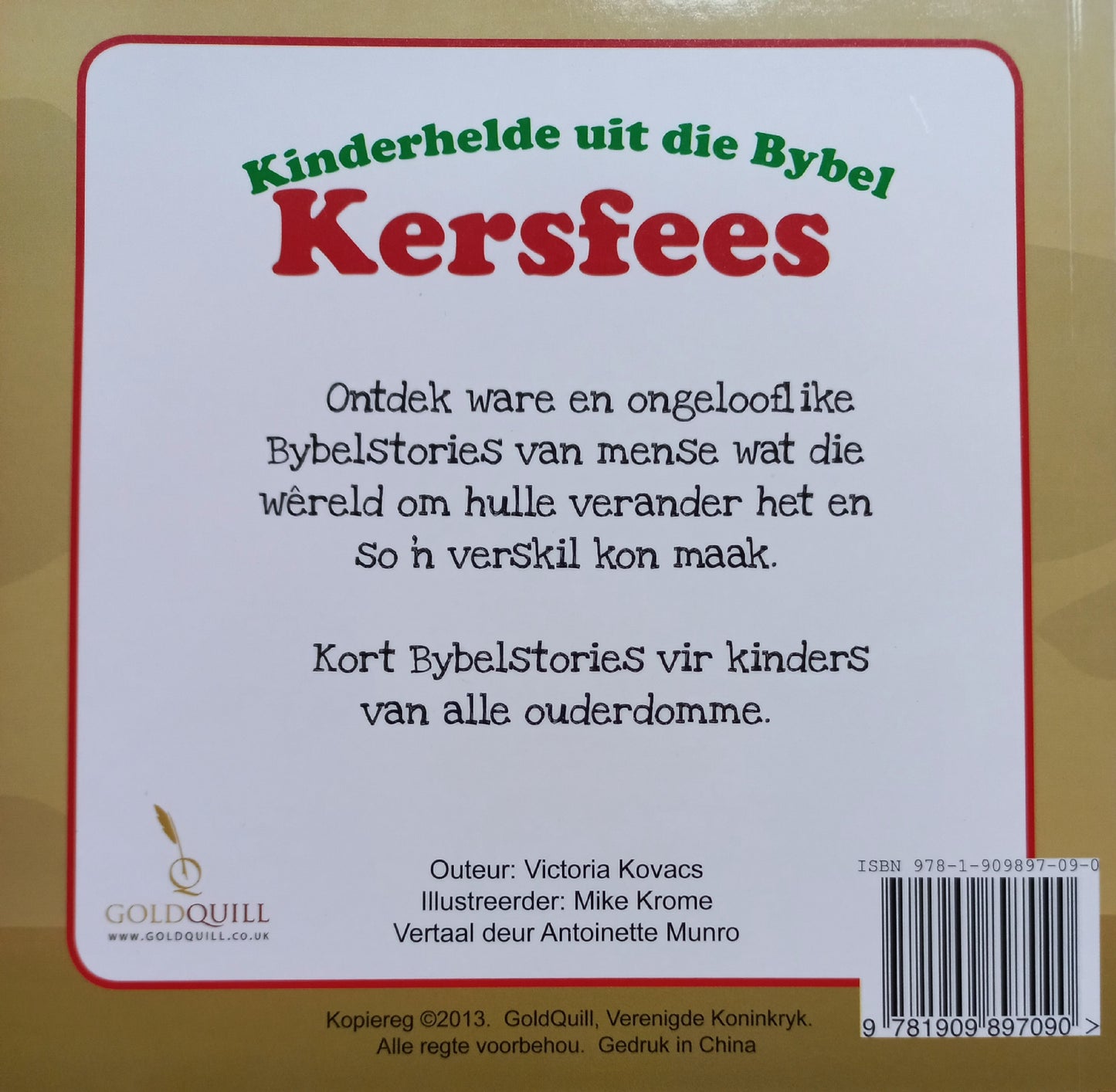 Kinderhelde uit die Bybel: Kersfees - Victoria Kovacs