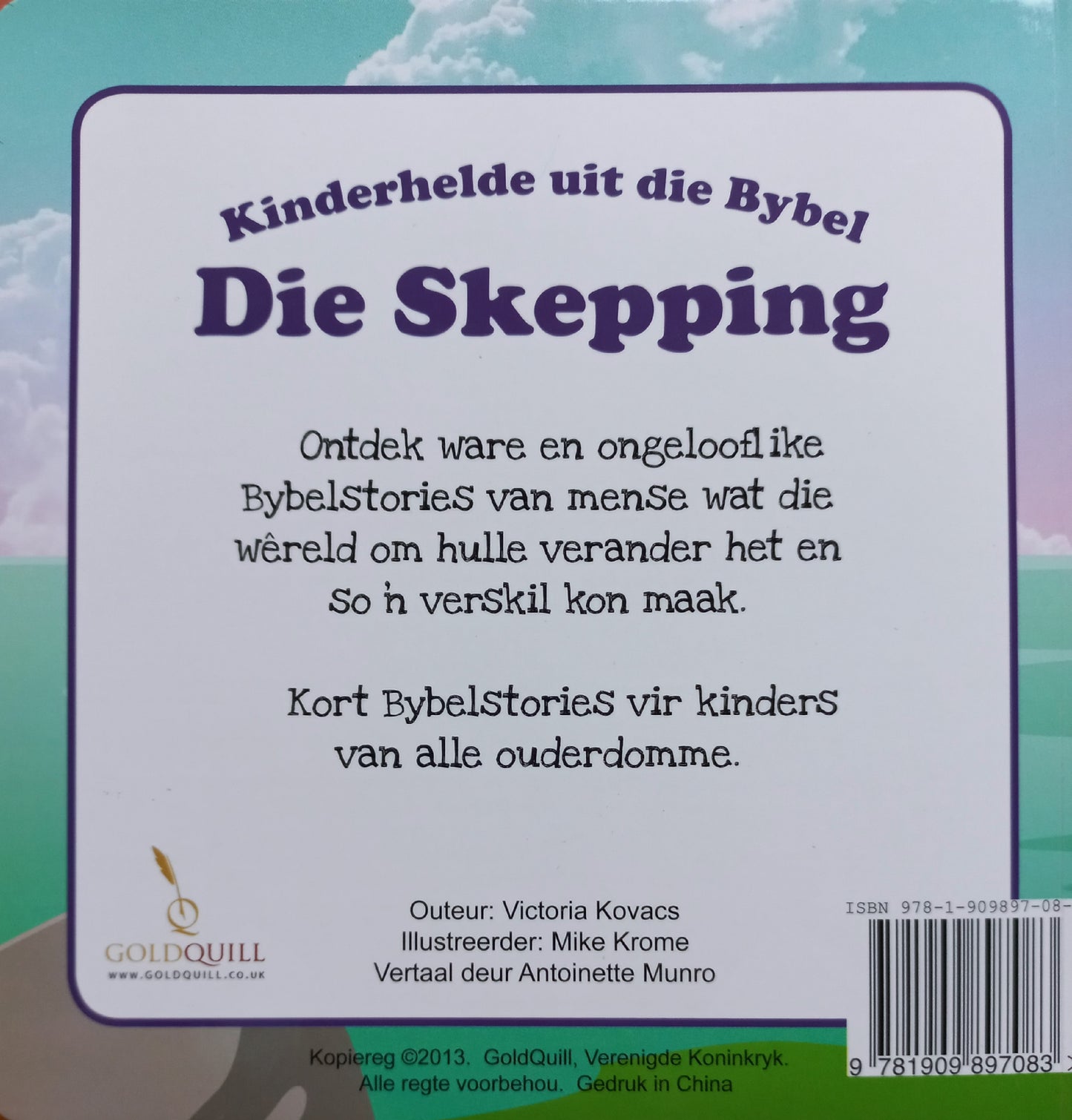 Kinderhelde uit die Bybel: Die skepping - Victoria Kovacs