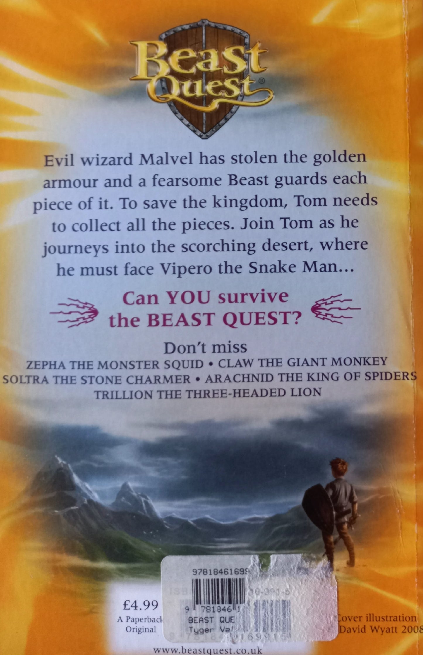 Vipero: The snake man - Adam Blade (Beast Quest #10)