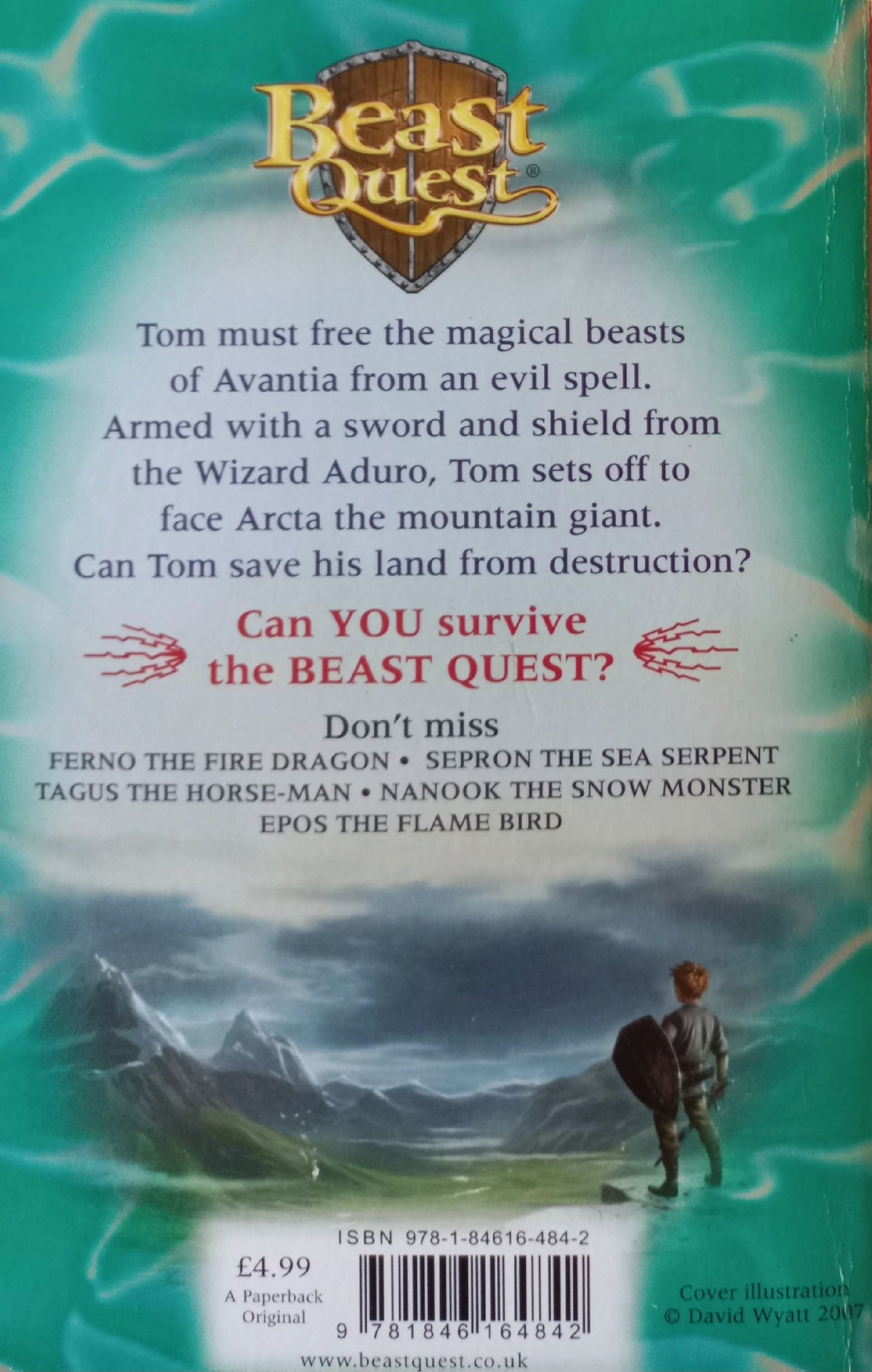 Arcta: The mountain giant- Adam Blade (Beast Quest #3)