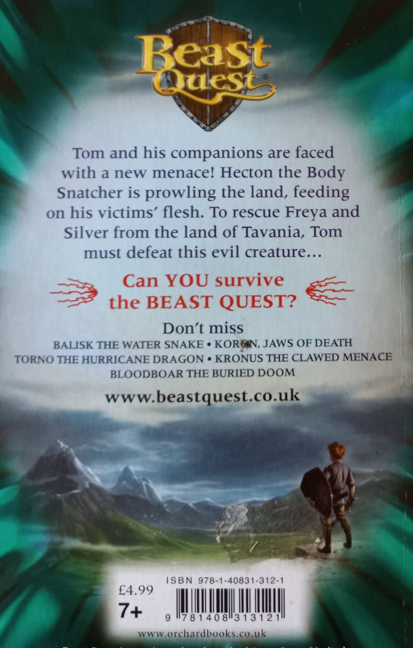 Hecton: The body snatcher - Adam Blade (Beast Quest #45)