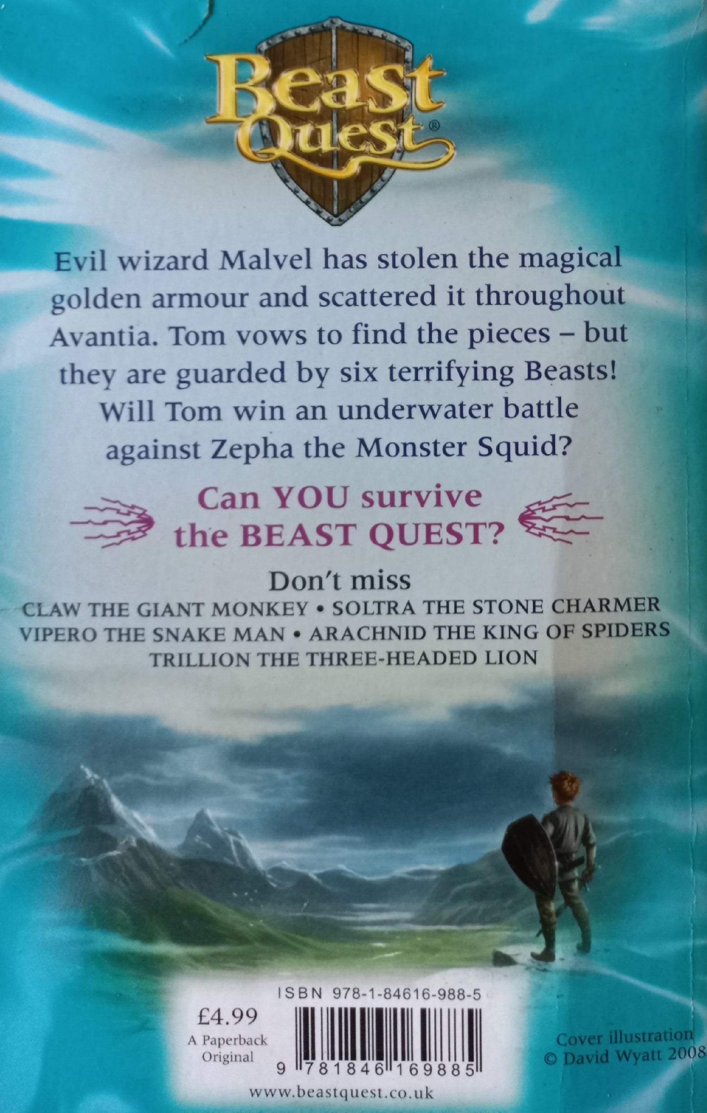 Zepha: The monster squid - Adam Blade (Beast Quest #7)