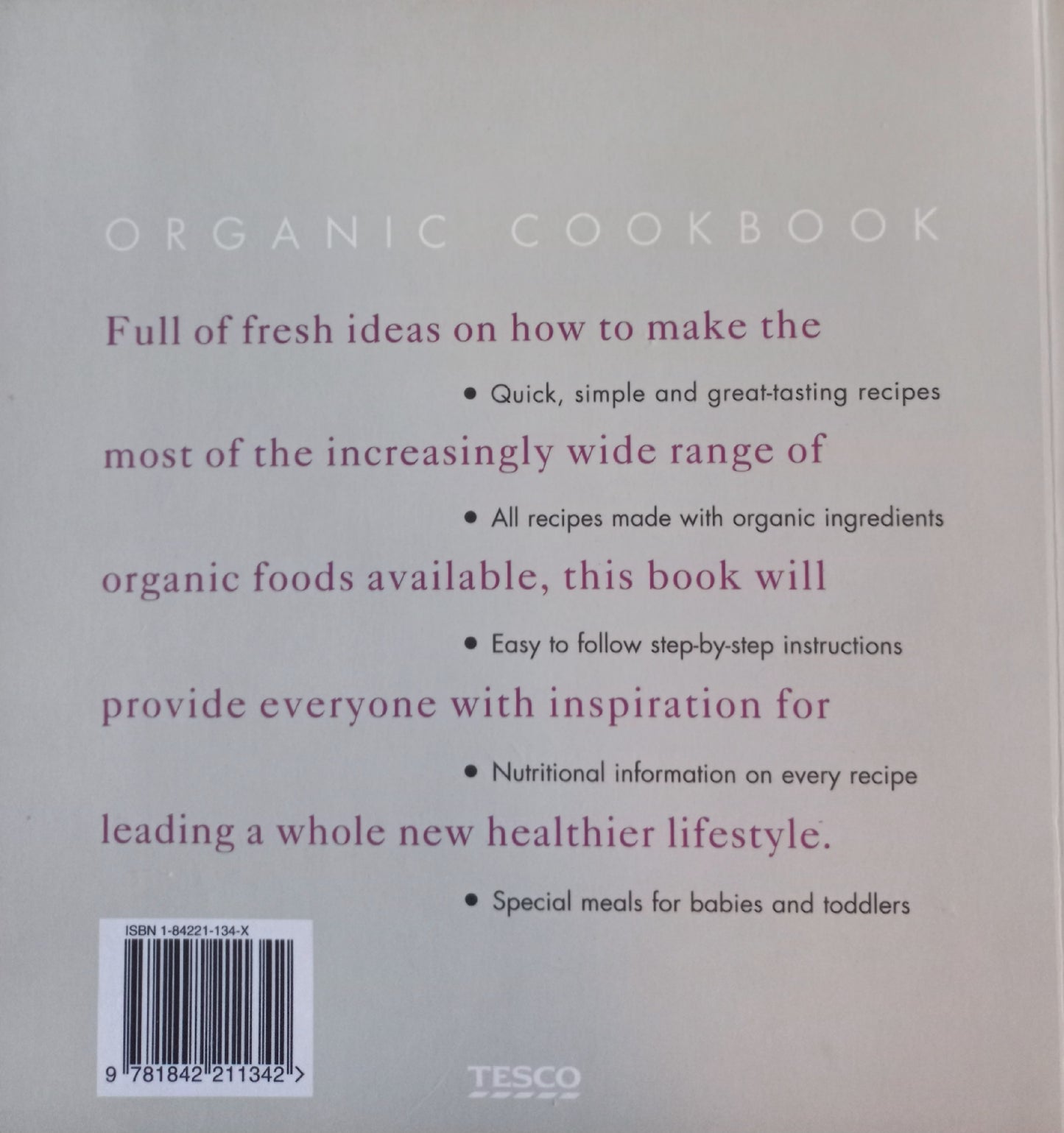 Organic cookbook - Emma Patmore