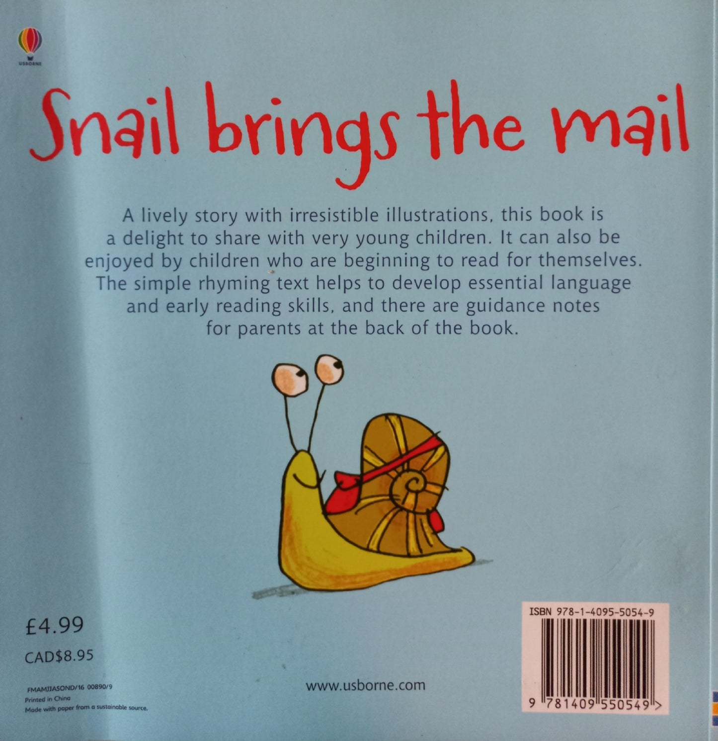 Snail brings the mail - Russel Punter