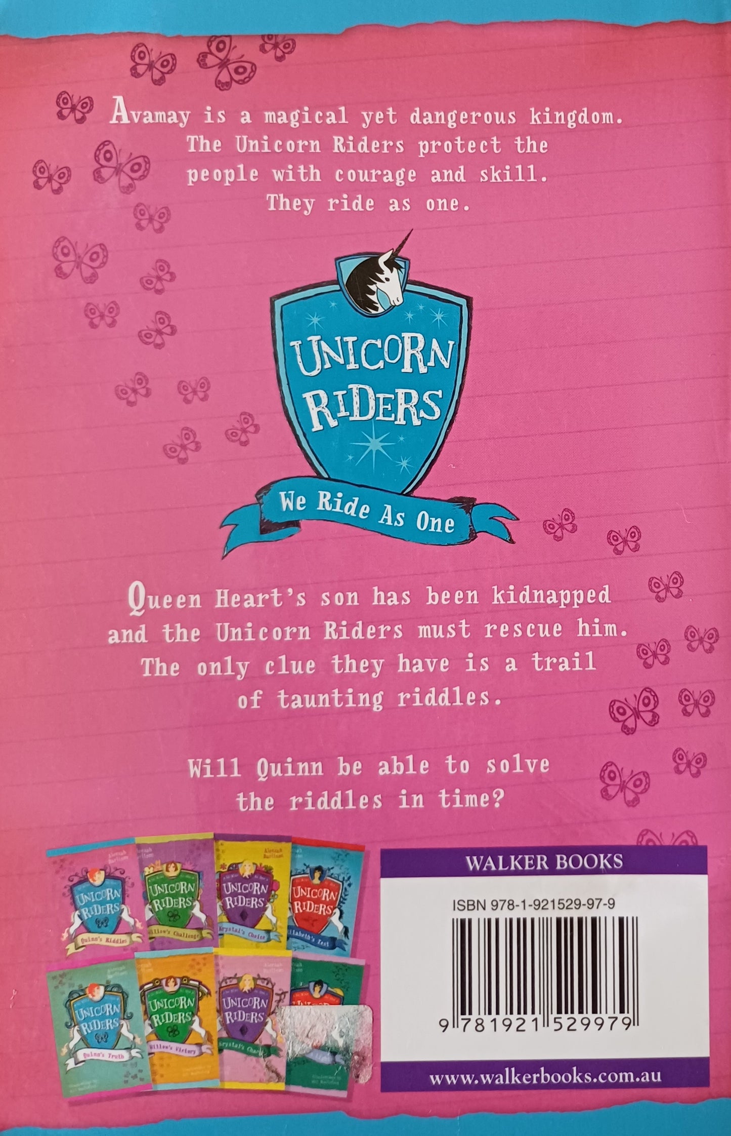 Quinn's Riddles - Aleesah Darlison (Unicorn Riders #1)