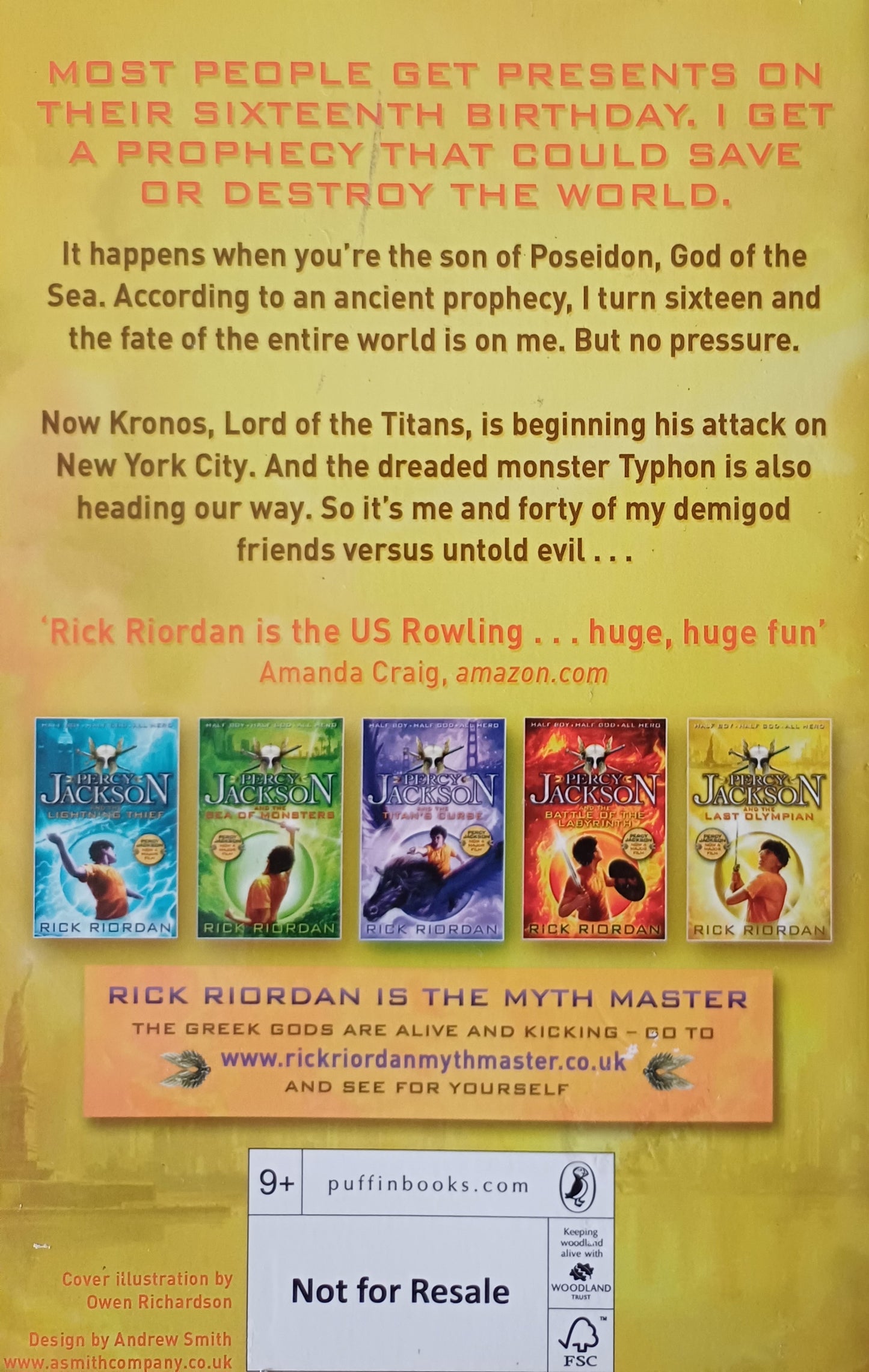 Percy Jackson and the last Olympian - Rick Riordan (#5)