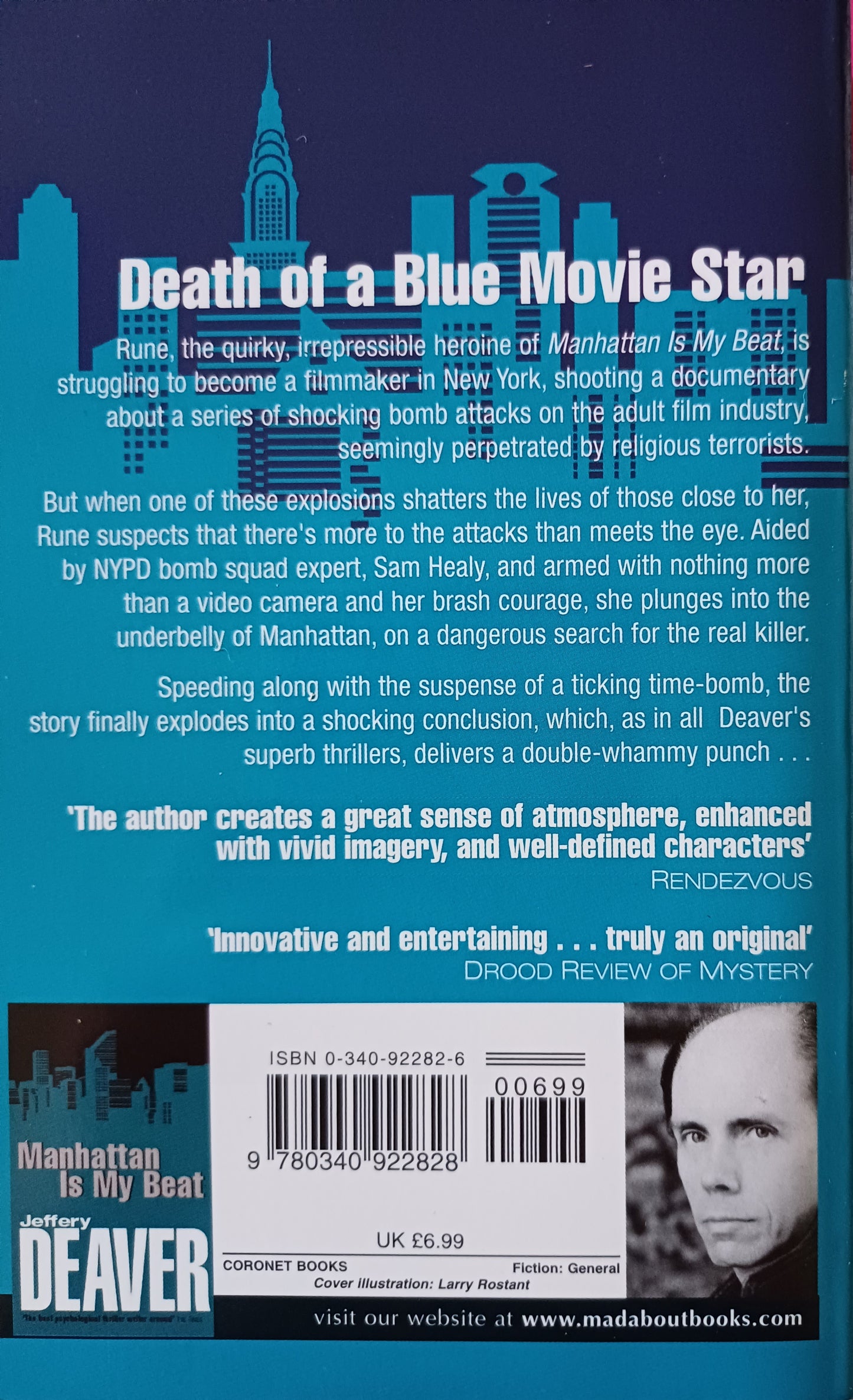 Death of a blue movie star - Jeffrey Deaver (Rune #2)