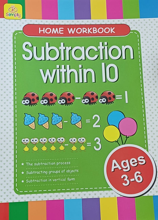 Home workbook: Subtraction within 10