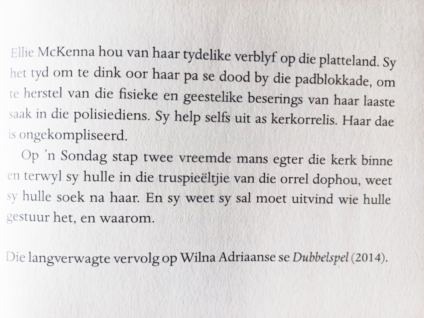 Eindspel - Wilna Adriaanse