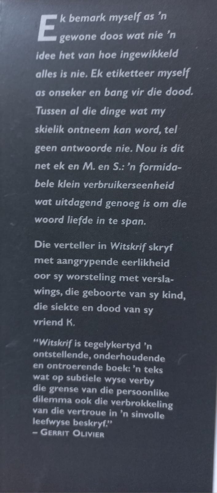 Witskrif - Ryk Hattingh