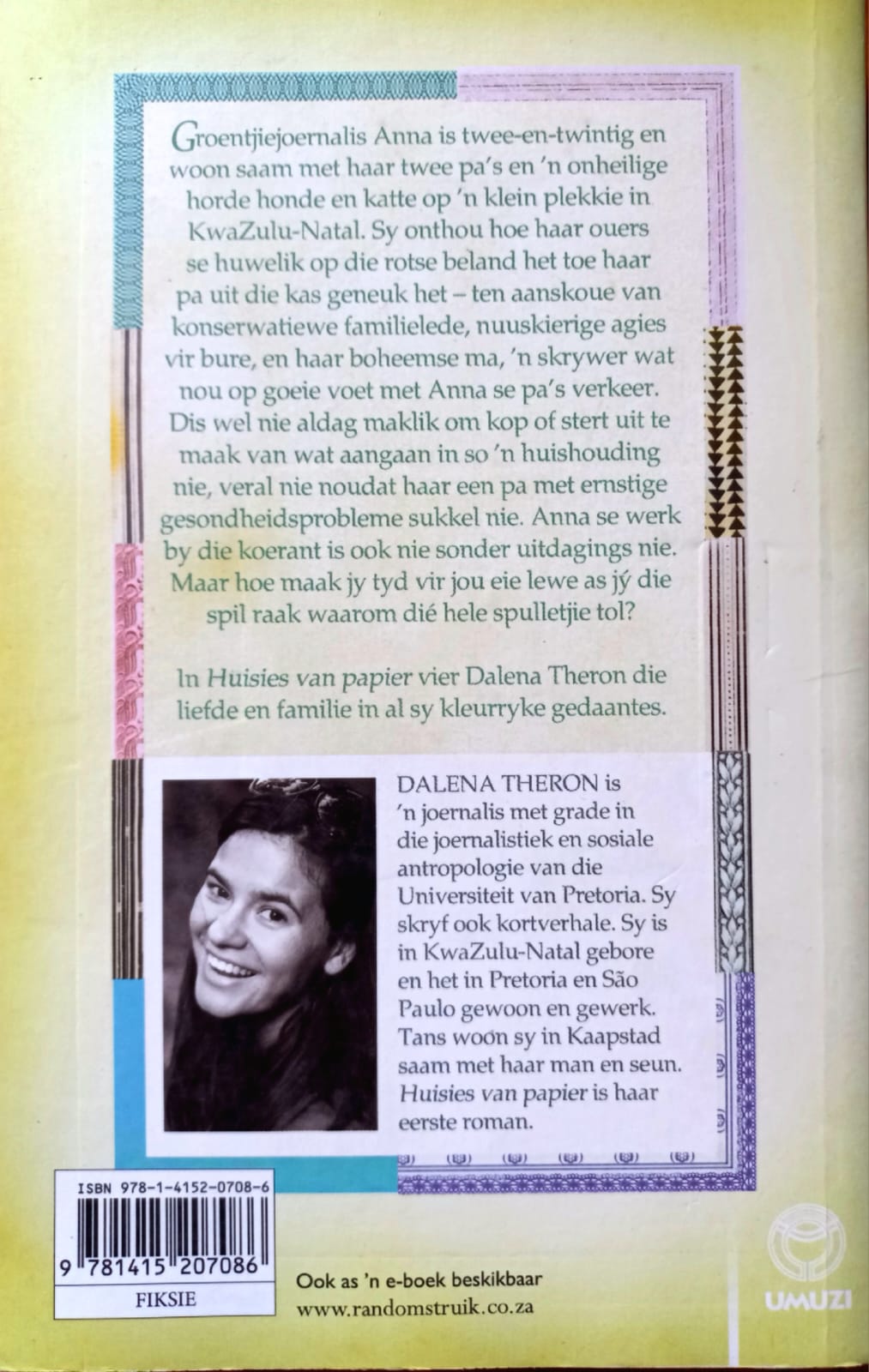 Huisies van papier - Dalena Theron