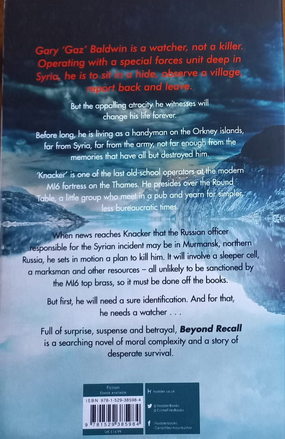 Beyond Recall - Gerald Seymour