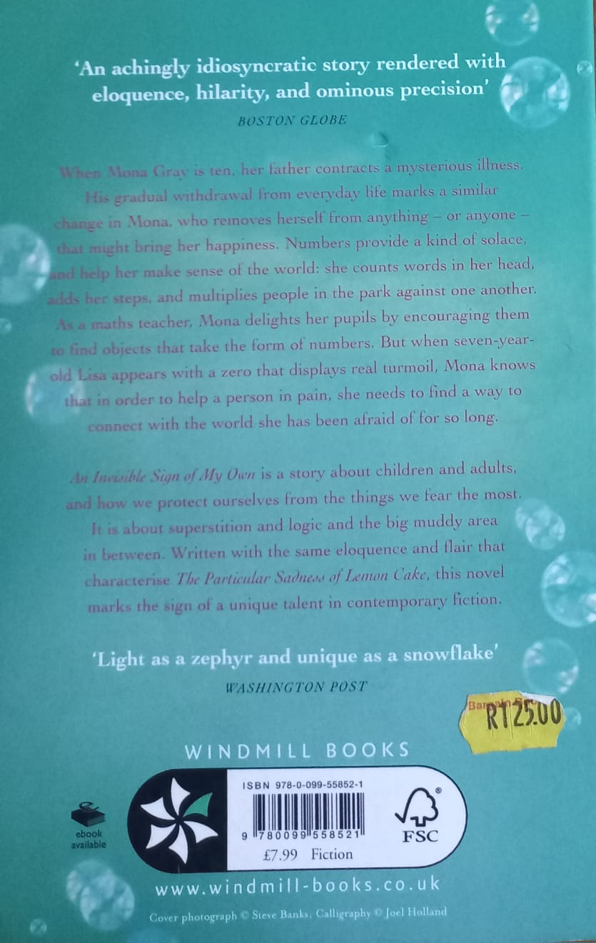 An Invisible Sign of My Own - Aimee Bender