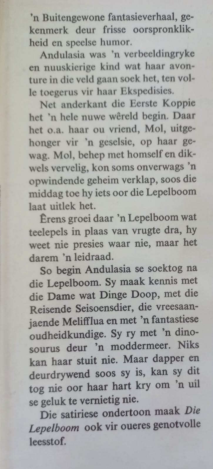 Die lepelboom - Mary B. Palmer