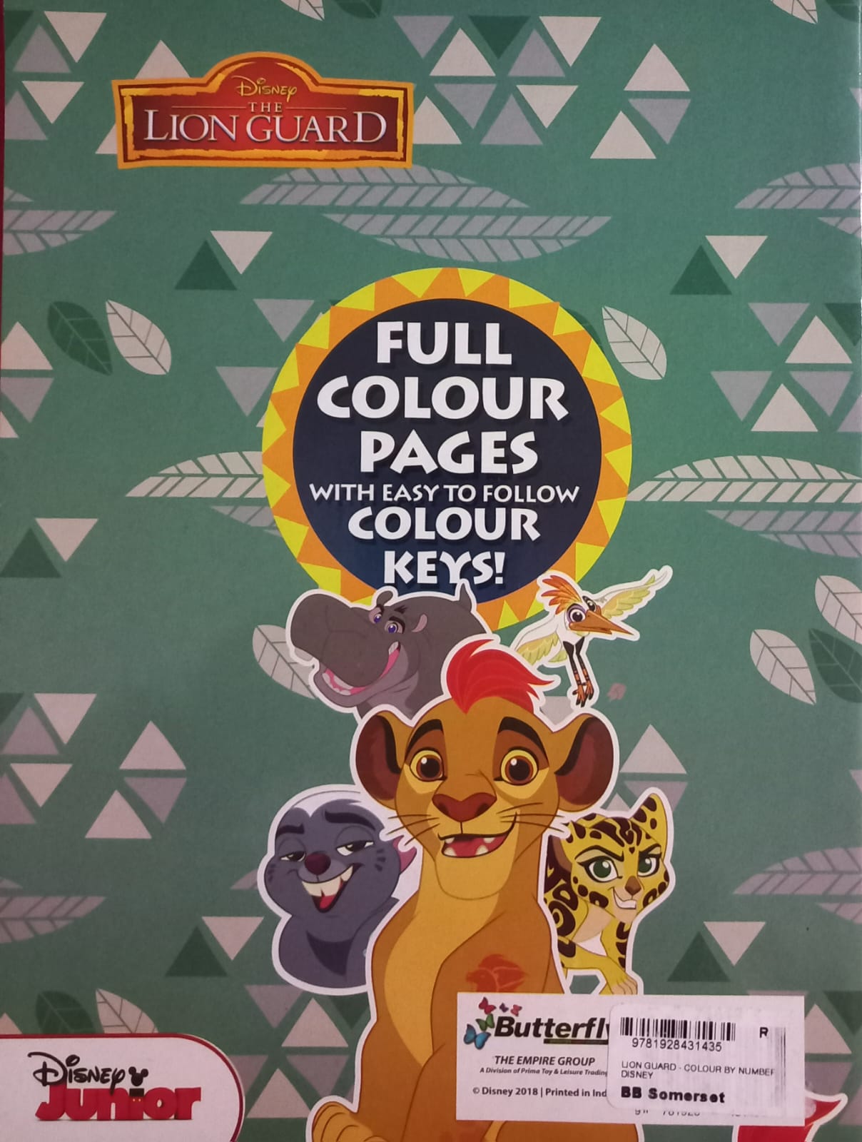 Lion Guard: Colour by number