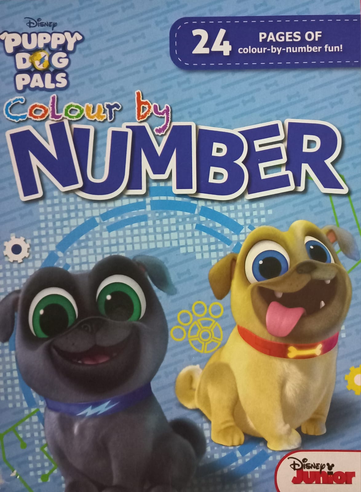 Puppy Dog Pals: Colour by number