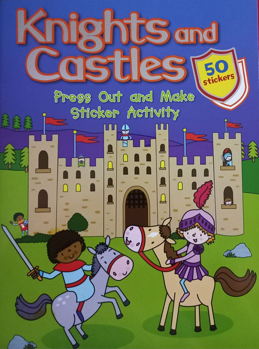 Knights and Castles - Press Out and Make Sticker Activity