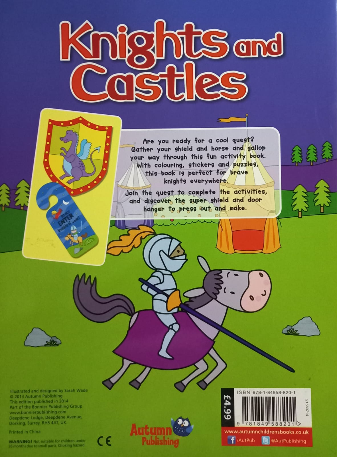 Knights and Castles - Press Out and Make Sticker Activity