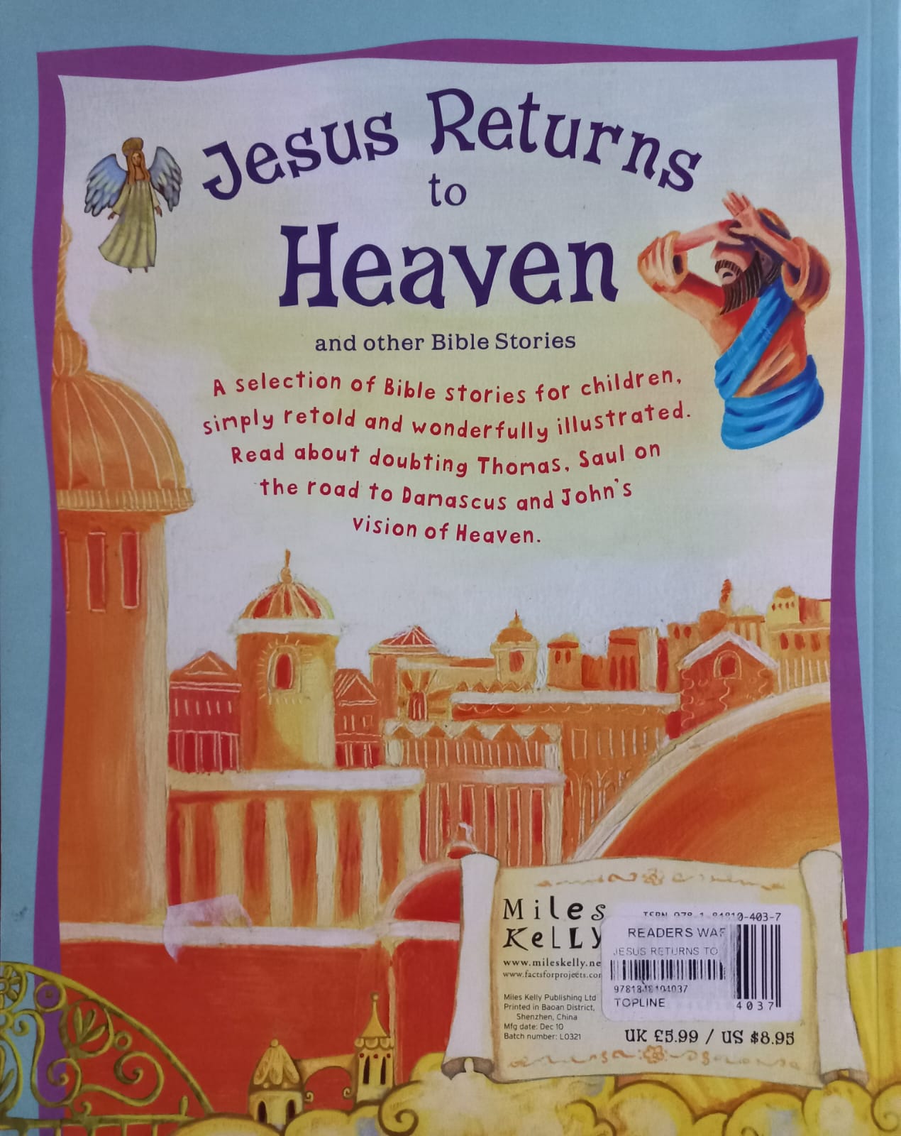 Jesus Returns to Heaven and other Bible Stories